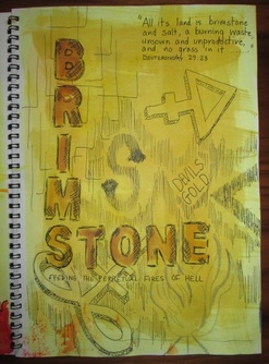 Sketchbook page by Claire Passmore: brimstone 
