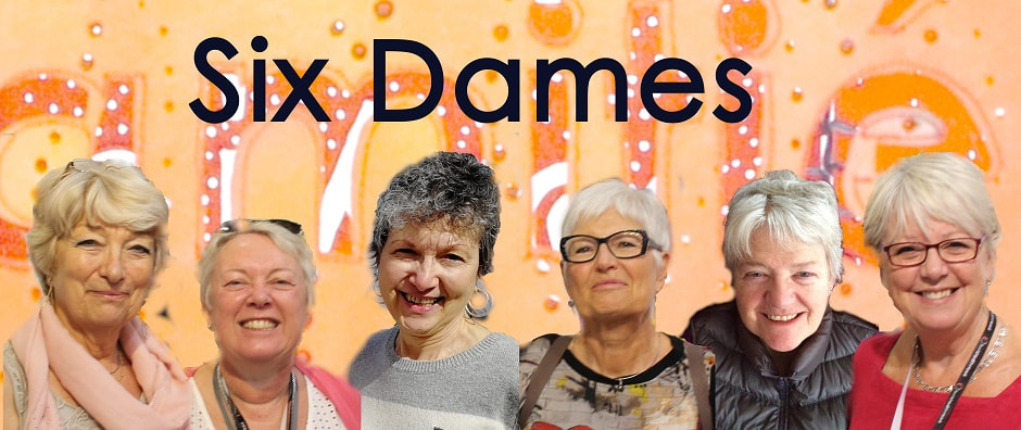 Six Dames Denise Gregoire, Claire Passmore, Ana Kirby, Lydie Bihlet, Fran Griffiths, Stephanie Crawford, 